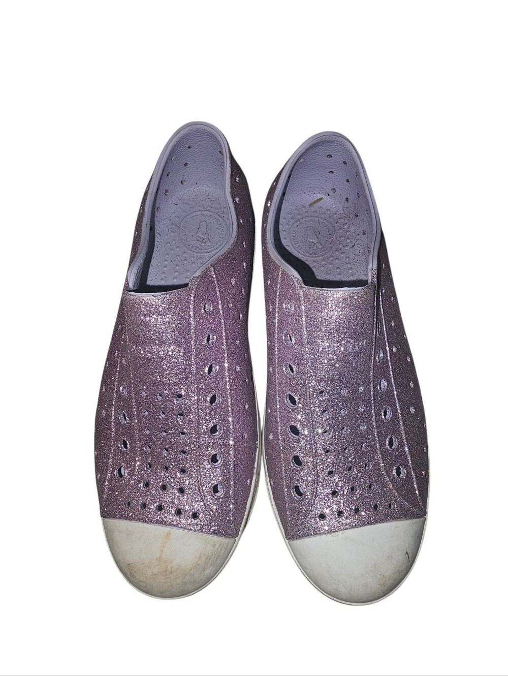 Native Shoes Jefferson Slip-On in Glitter Lavender